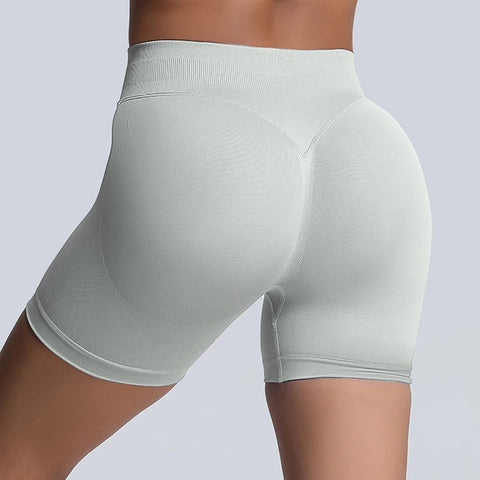 Impact Shorts Women Fitness Sports Women High Waist Tightening Gym Shorts Workout Scrunch Butt Yoga Seamless Shorts Female