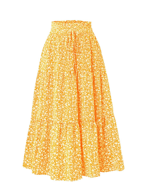 Long Skirts for Women Clothing Fashion Clothes Y2k Skirt Harajuku Bohemian Party Fairy Hotsweet Summer Bohemian Print Casual