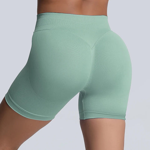 Impact Shorts Women Fitness Sports Women High Waist Tightening Gym Shorts Workout Scrunch Butt Yoga Seamless Shorts Female