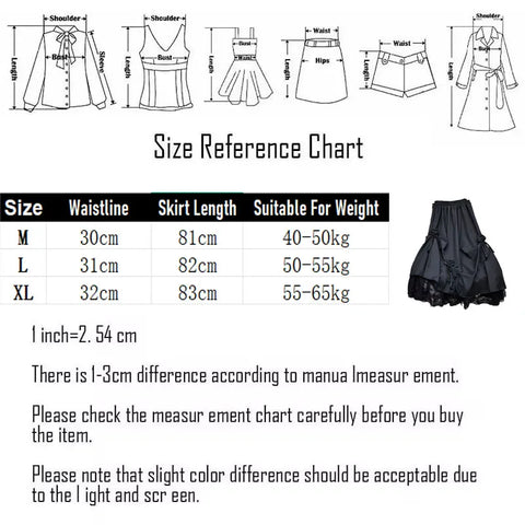 Japanese Style Women's Dull Black Long Dress High-Waisted Bow Spliced Lace A- Line Mid-Length Skirt Female Fashion