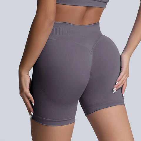 Impact Shorts Women Fitness Sports Women High Waist Tightening Gym Shorts Workout Scrunch Butt Yoga Seamless Shorts Female