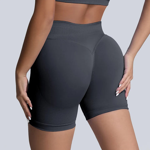 Impact Shorts Women Fitness Sports Women High Waist Tightening Gym Shorts Workout Scrunch Butt Yoga Seamless Shorts Female