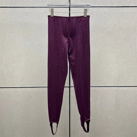 Women's pants 2026 Spring new elastic fishbone slim pencil pants low waisted walking yoga pants Women's leggings y2k trousers