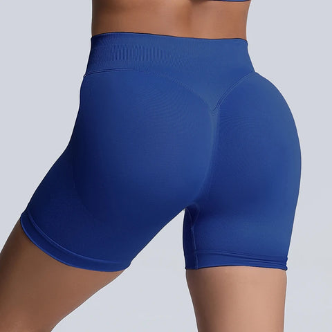 Impact Shorts Women Fitness Sports Women High Waist Tightening Gym Shorts Workout Scrunch Butt Yoga Seamless Shorts Female
