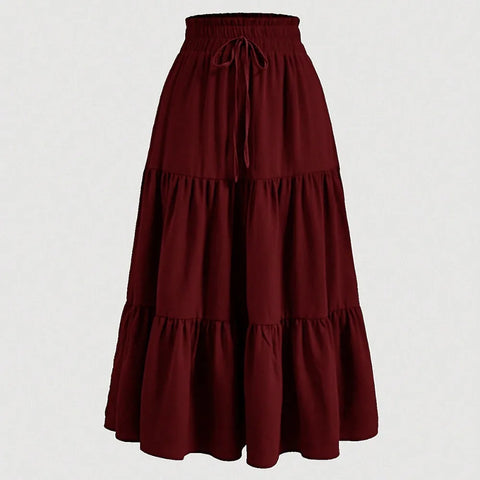 Long Skirts for Women Clothing Fashion Clothes Y2k Skirt Harajuku Bohemian Party Fairy Hotsweet Summer Bohemian Print Casual
