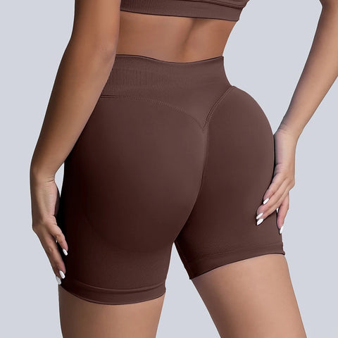 Impact Shorts Women Fitness Sports Women High Waist Tightening Gym Shorts Workout Scrunch Butt Yoga Seamless Shorts Female