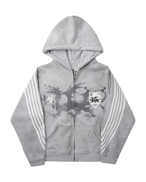 Cross border long sleeved hooded sweatshirt with printed pattern, sweatshirt and pants set for street fashion