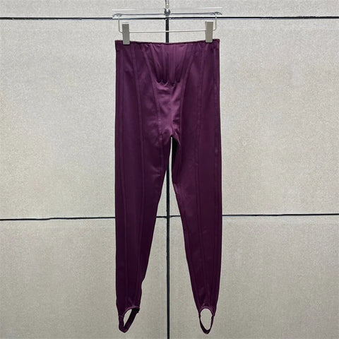 Women's pants 2026 Spring new elastic fishbone slim pencil pants low waisted walking yoga pants Women's leggings y2k trousers