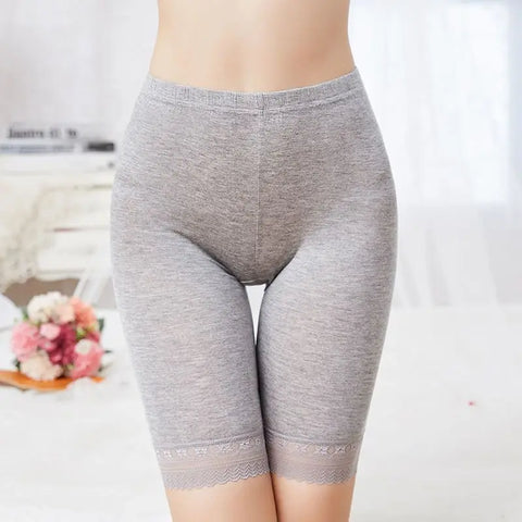New Safety Pants for Women Large Size Fat MM Five-point Leggings Anti-exposure Women's Summer Lace Insurance Pants Shorts