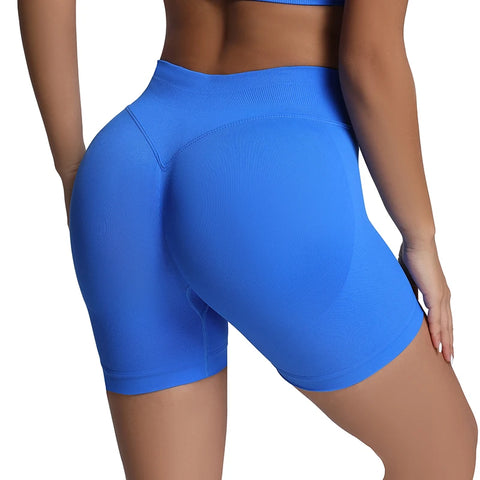 Impact Shorts Women Fitness Sports Women High Waist Tightening Gym Shorts Workout Scrunch Butt Yoga Seamless Shorts Female